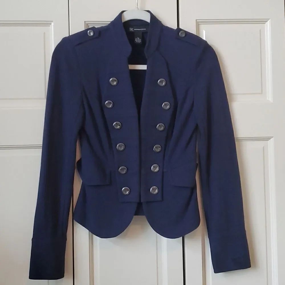 Military Style Blazer, Size XS, by I-N-C. Great Cond!